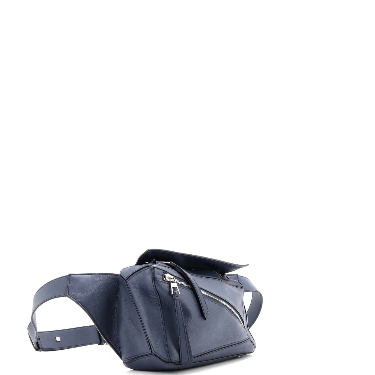 Puzzle Bumbag Leather Small - Deep Luxury