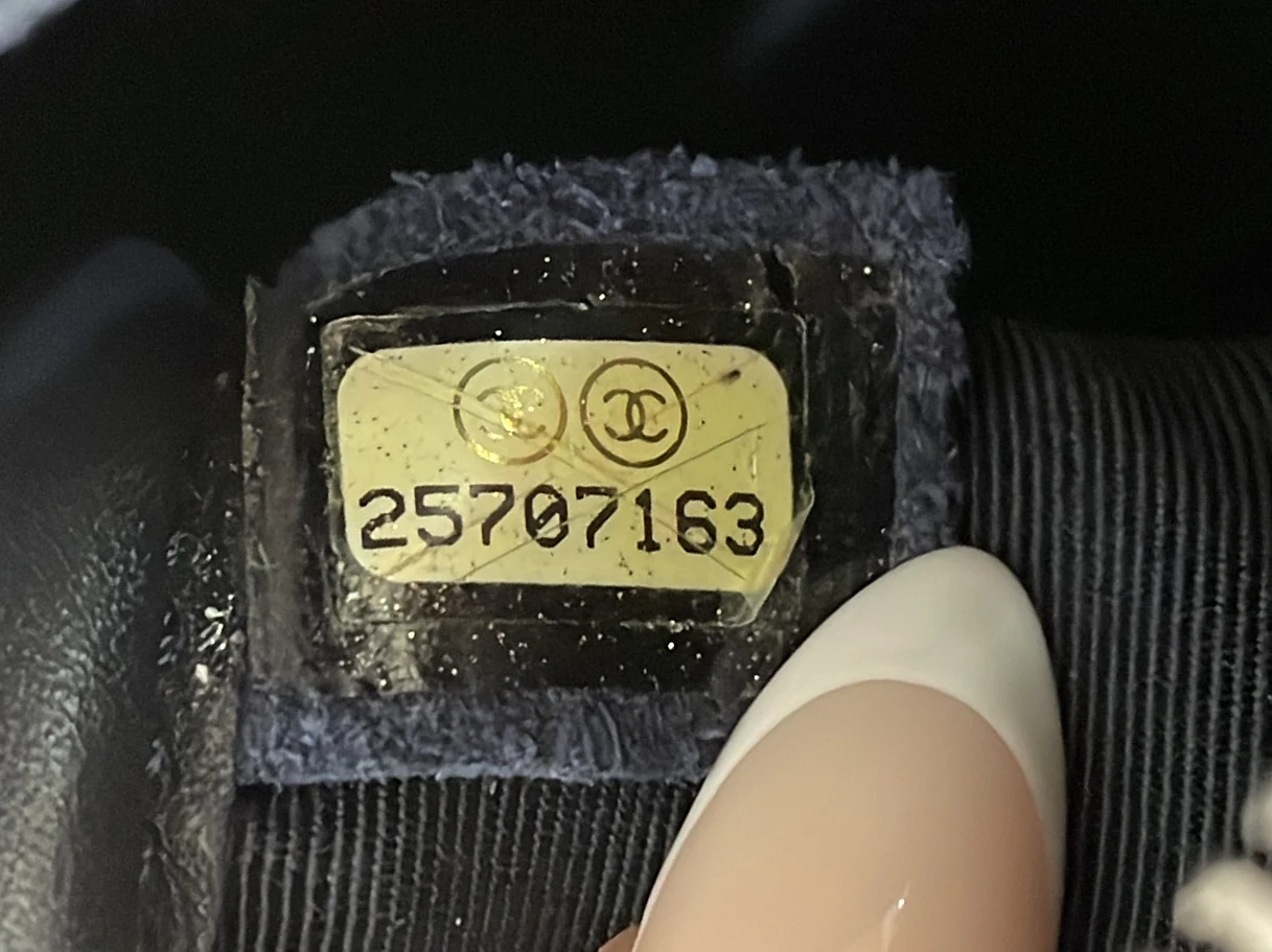 CC Tassel Camera Bag Diagonal Chevron Calfskin Mini - Deep Luxury