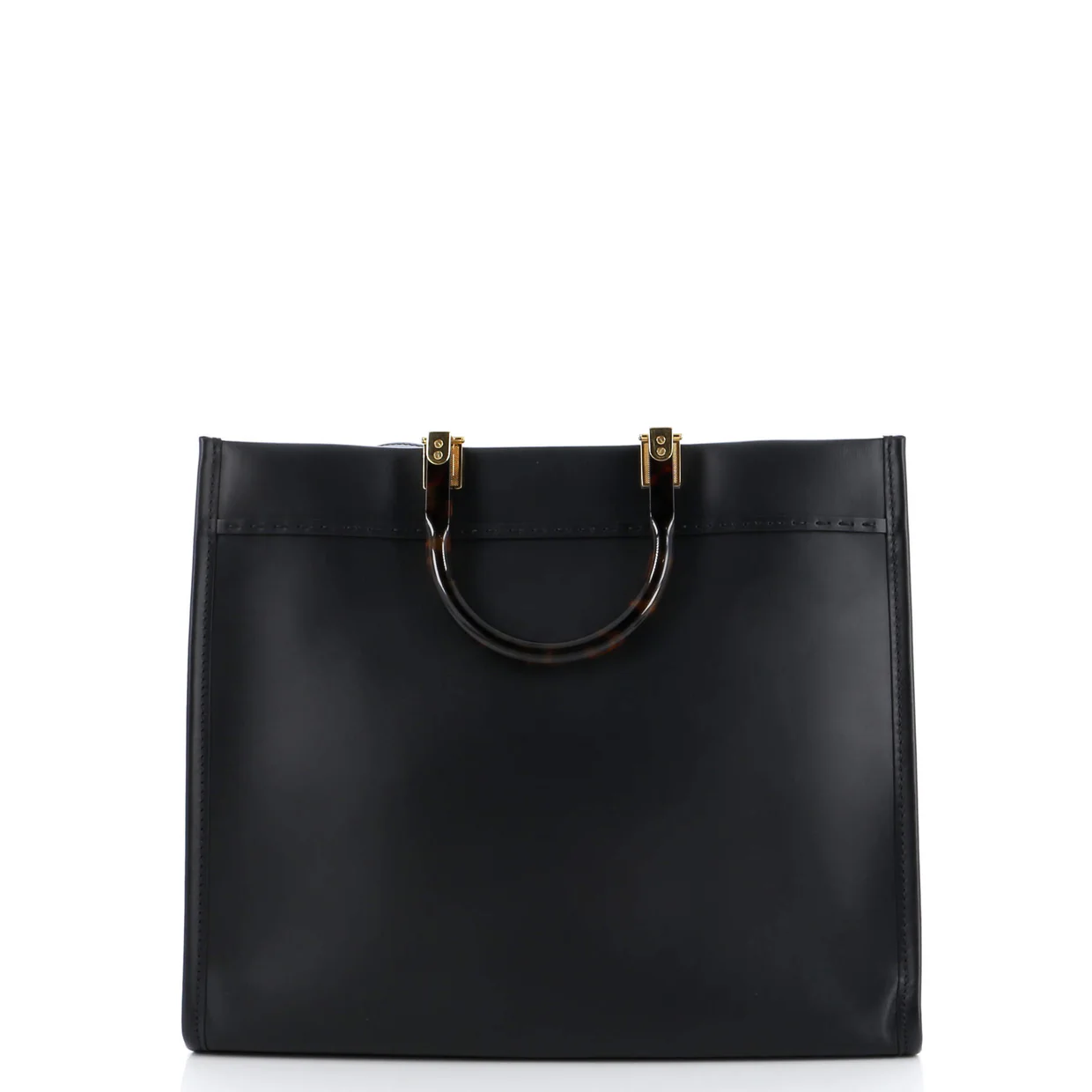 Sunshine Shopper Tote Leather Medium - Deep Luxury