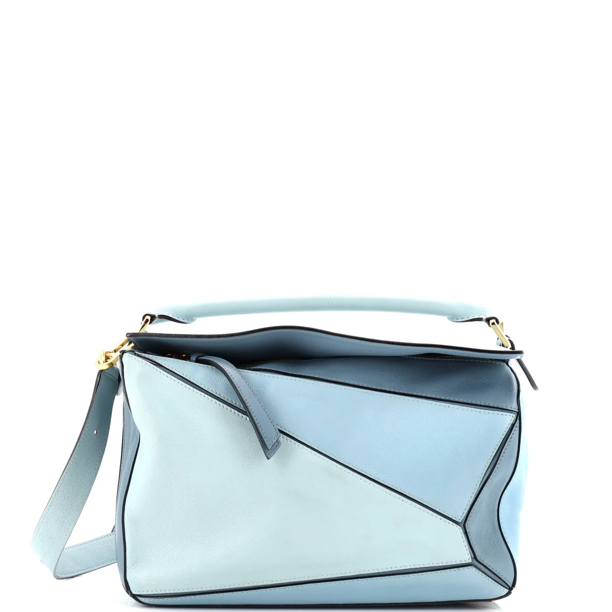 Puzzle Bag Leather Medium - Deep Luxury