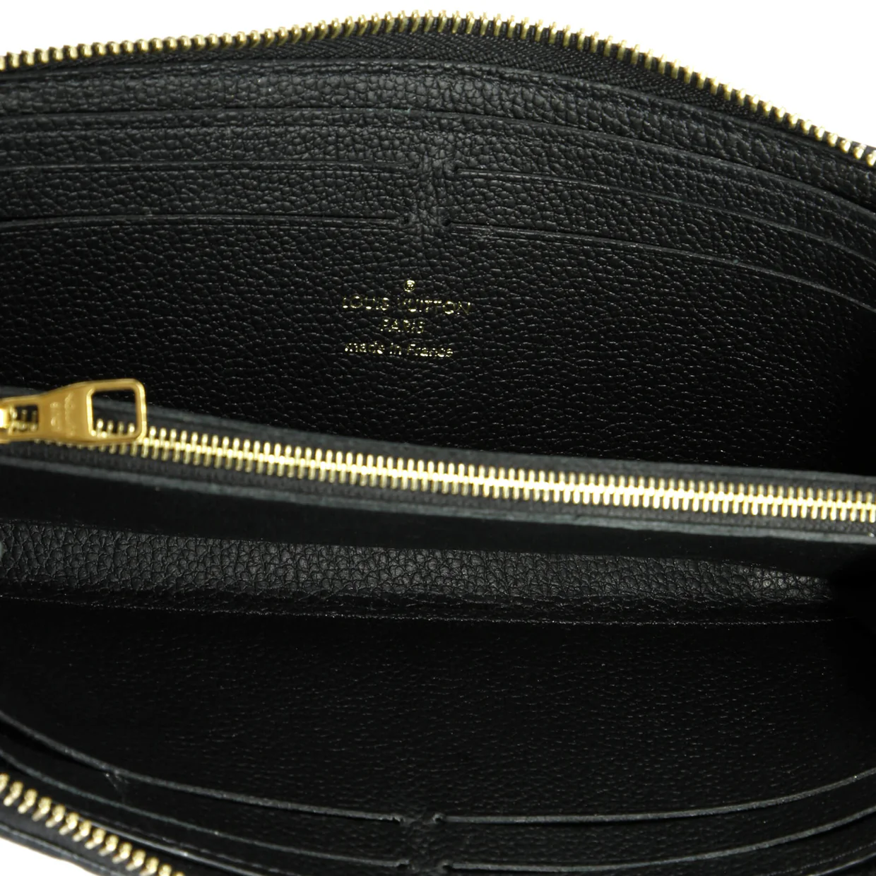Clemence Wallet Monogram Empreinte Leather - Deep Luxury