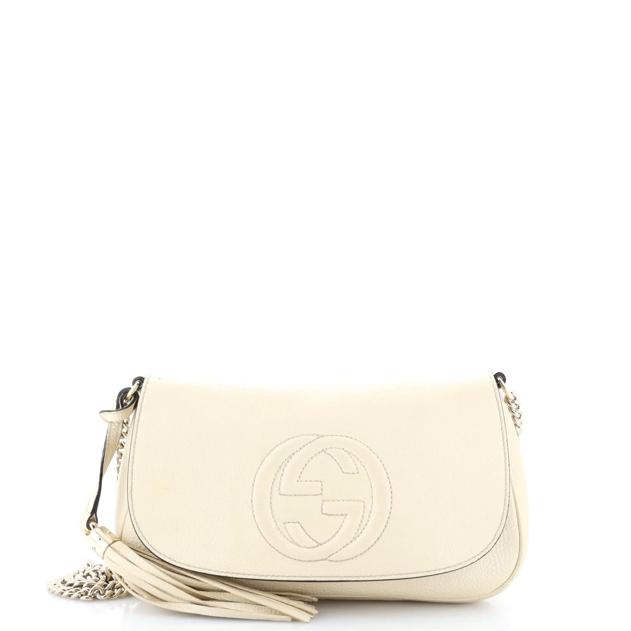 Soho Chain Crossbody Bag Leather Medium - Deep Luxury