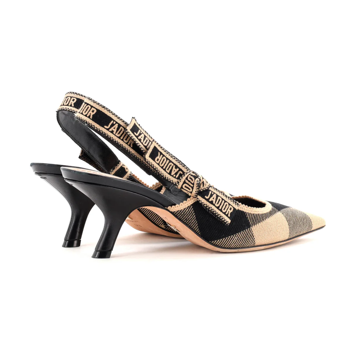 Women's J'Adior Slingback Pumps Printed Fabric 65 - Deep Luxury