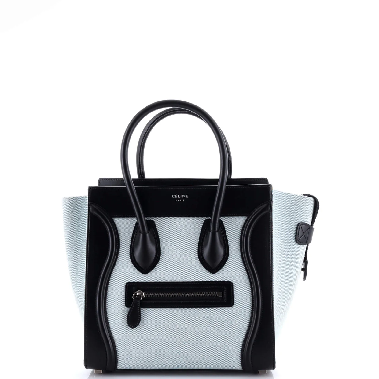 Luggage Bag Canvas and Leather Micro - Deep Luxury