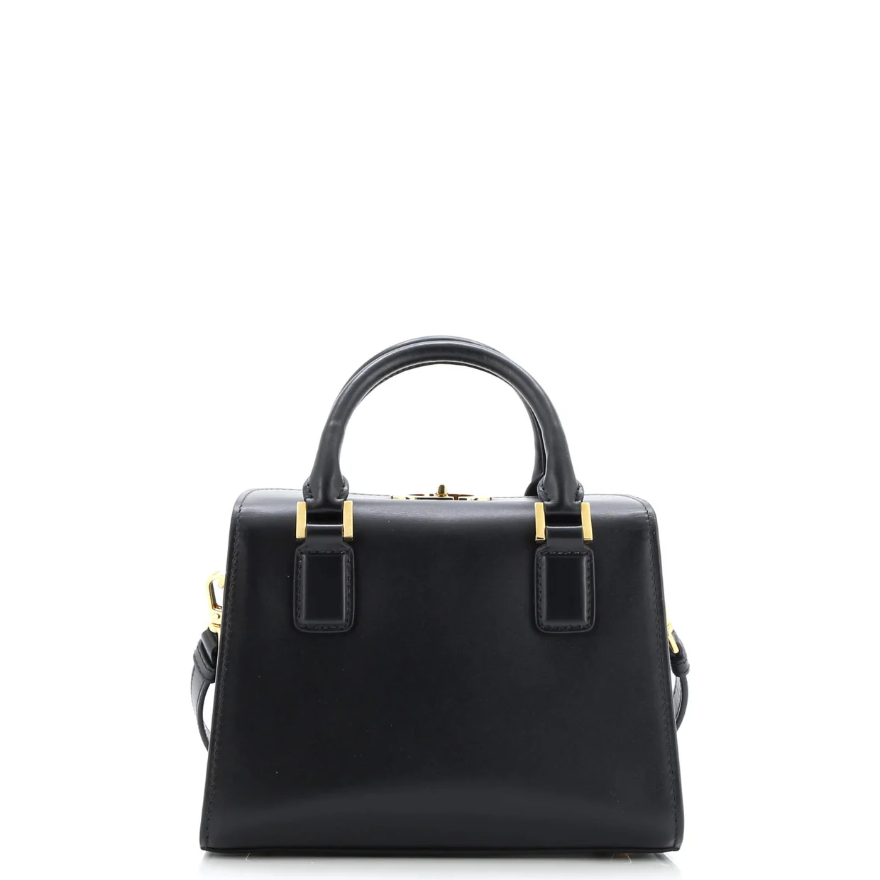 New Line Boston Bag Leather Small - Deep Luxury