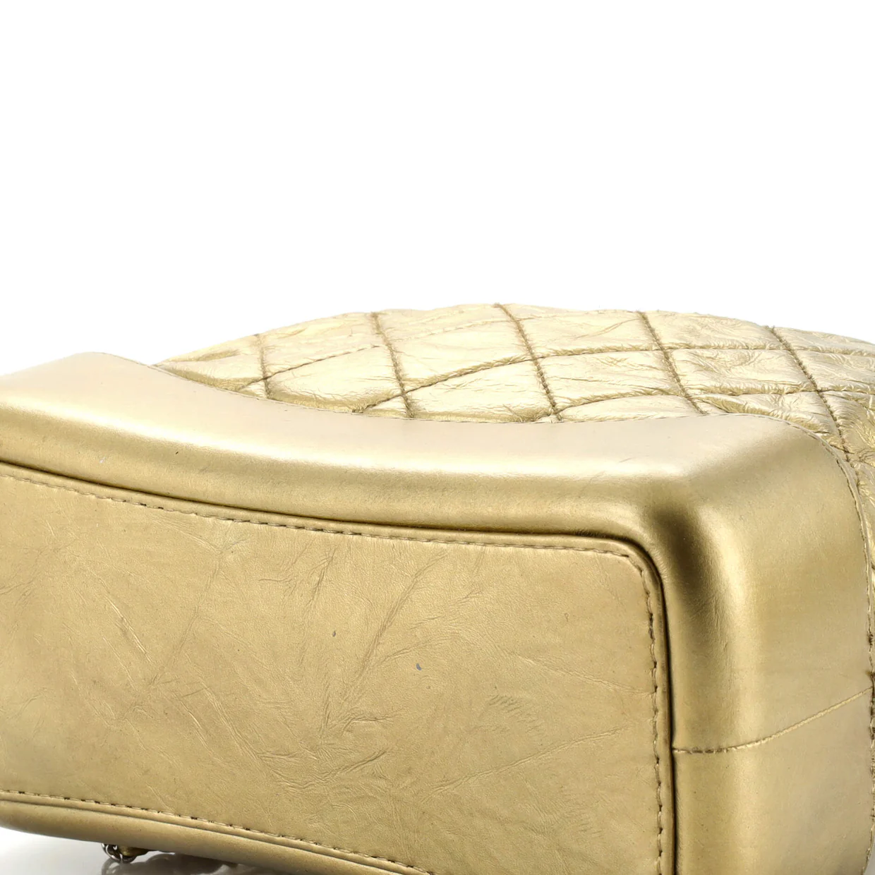 Gabrielle Backpack Quilted Aged Calfskin Small - Deep Luxury