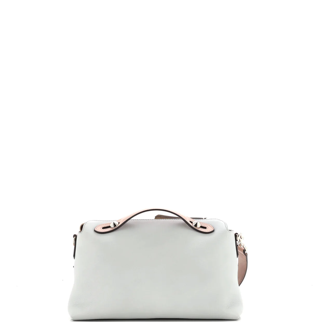 Monster By The Way Satchel Studded Leather Medium - Deep Luxury