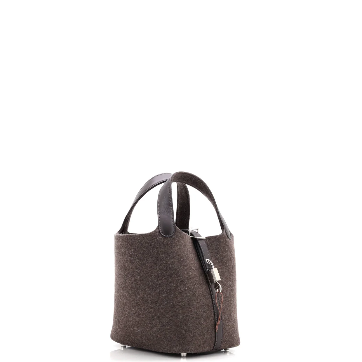 Picotin Lock Bag Felt with Leather PM - Deep Luxury