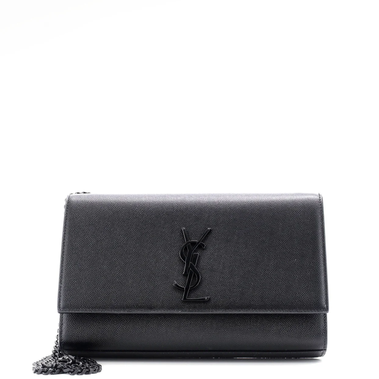 Classic Monogram Crossbody Bag Grainy Leather Medium - Deep Luxury