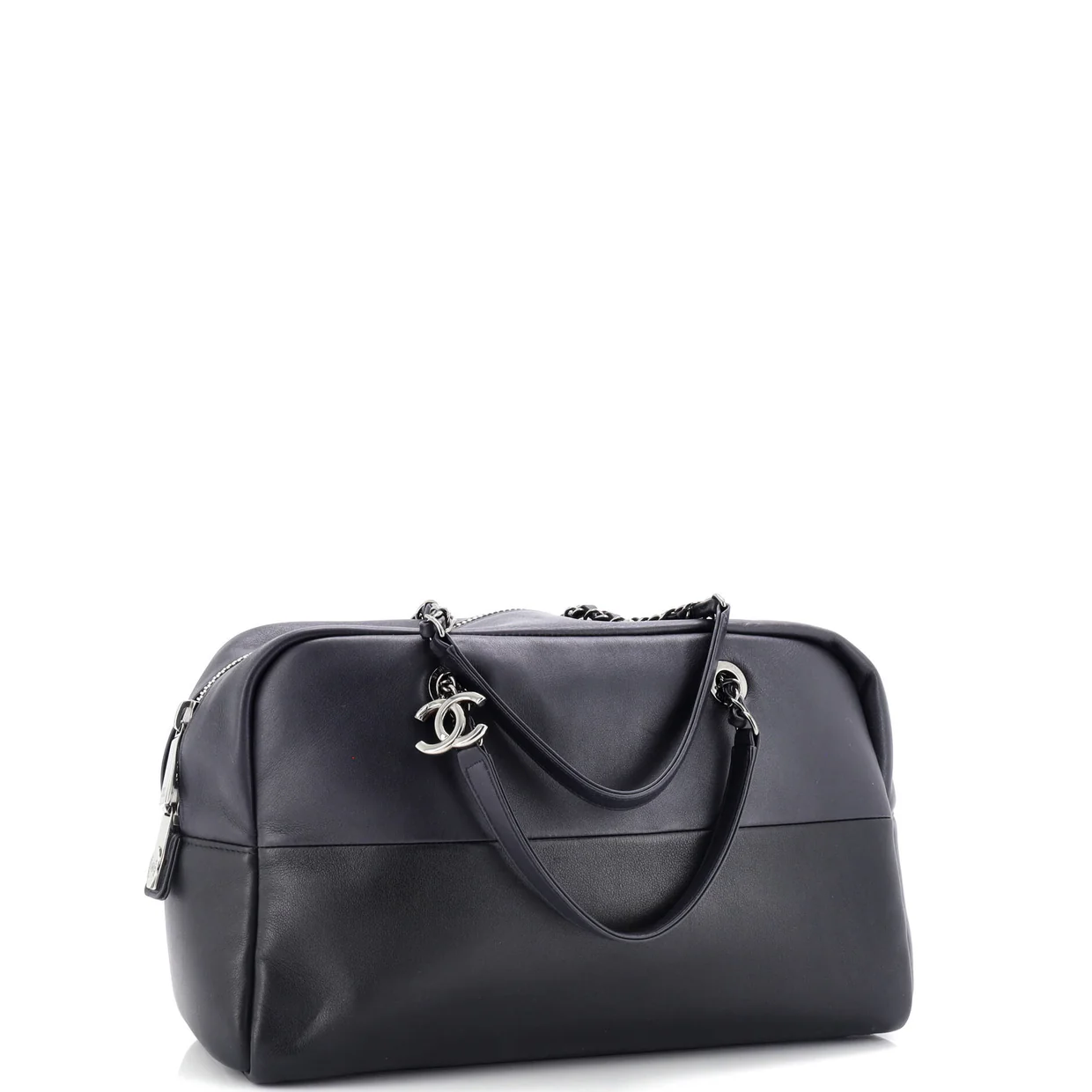 Duo Bowling Bag Leather Medium - Deep Luxury