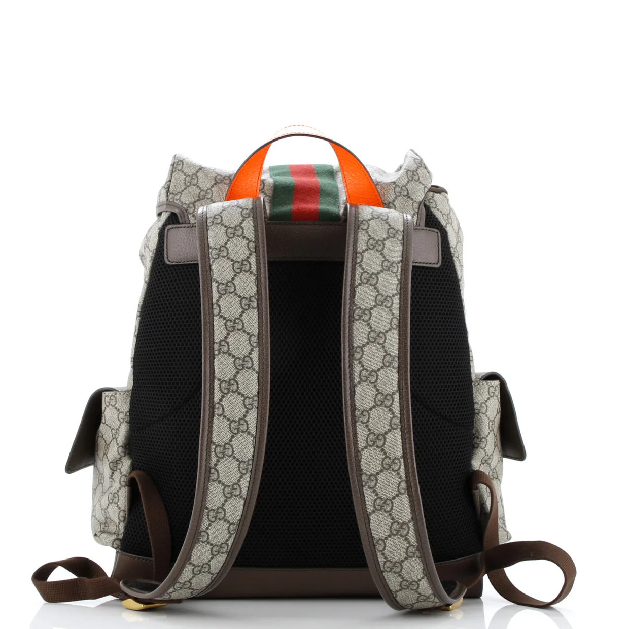 Ophidia Flap Backpack GG Coated Canvas Medium - Deep Luxury