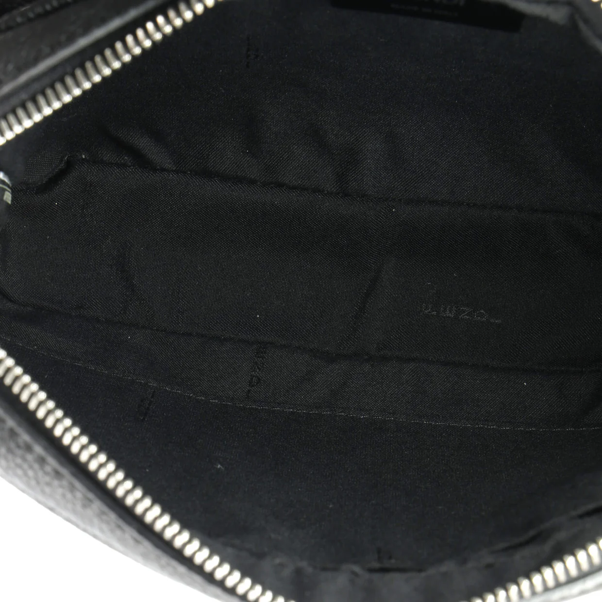 Logo Camera Bag Embossed Leather - Deep Luxury