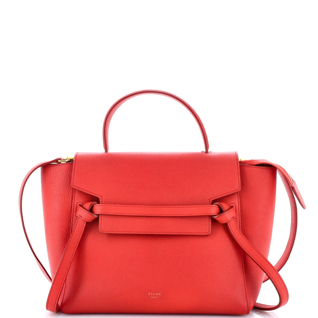 Belt Bag Textured Leather Micro - Deep Luxury