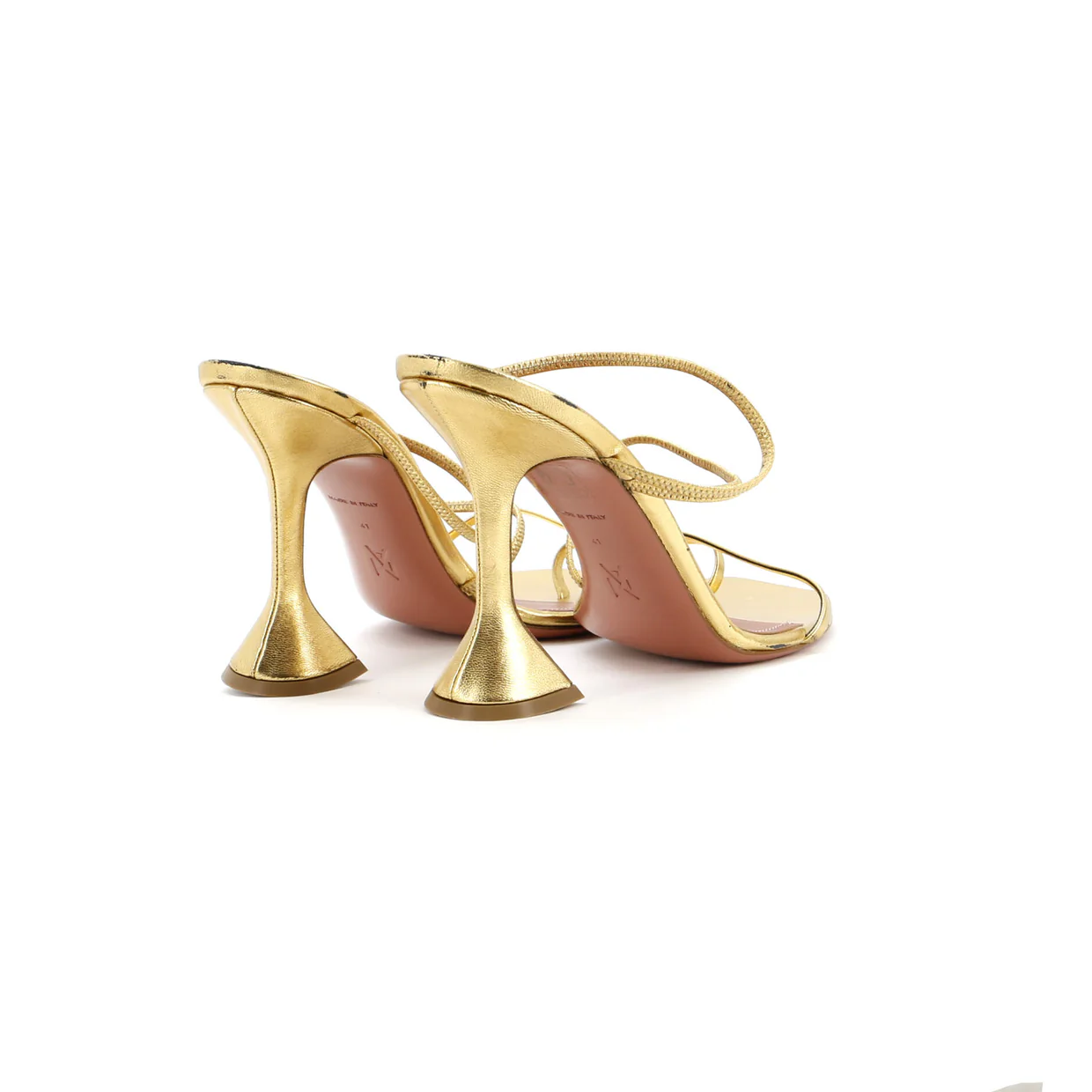 Women's Naima Heeled Sandals Leather 95 - Deep Luxury