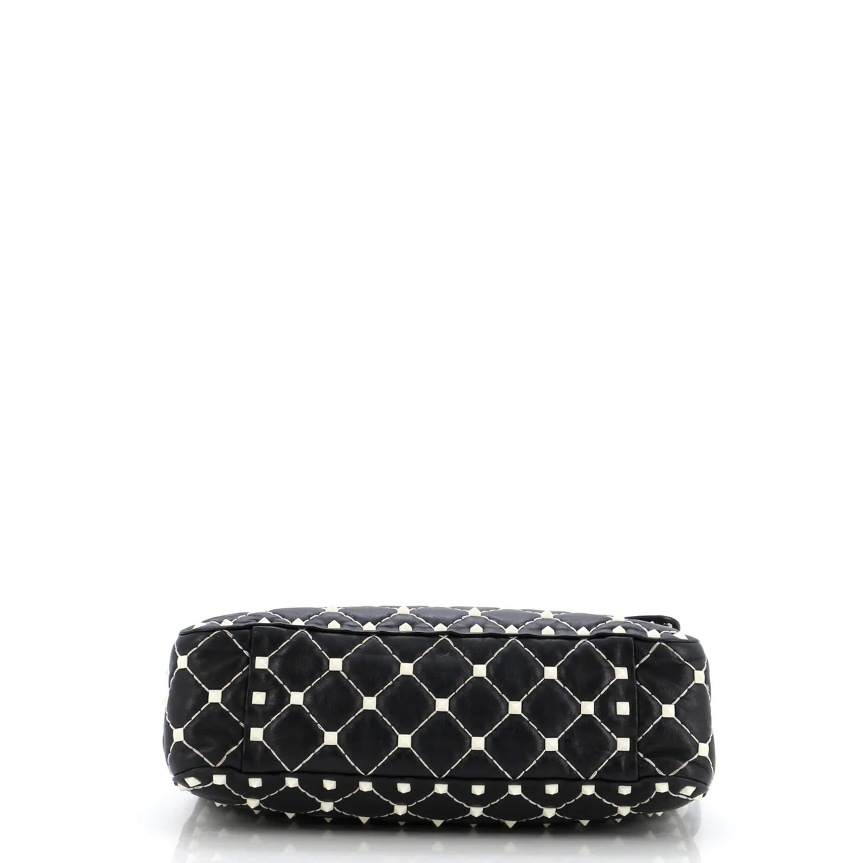 Rockstud Spike Flap Bag Quilted Leather Medium - Deep Luxury
