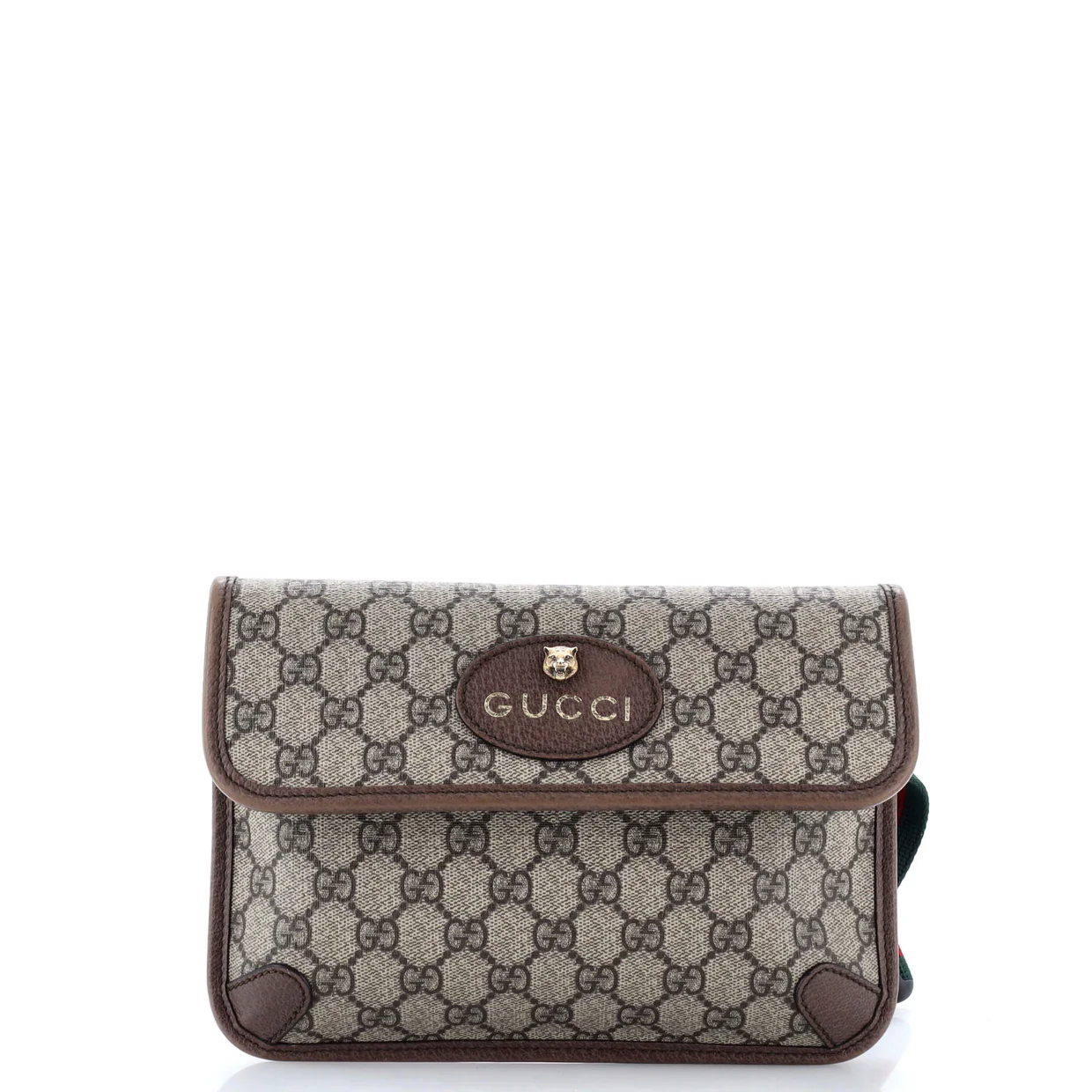 Neo Vintage Flap Belt Bag GG Coated Canvas - Deep Luxury