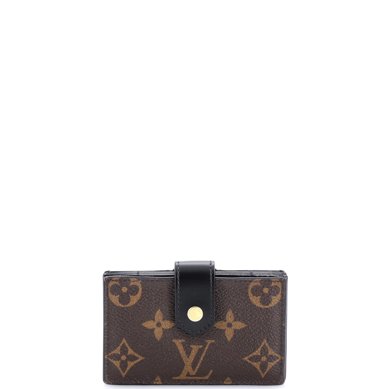 Gusseted Card Holder Monogram Canvas - Deep Luxury
