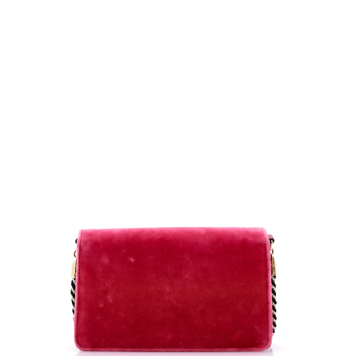 G Broadway Shoulder Bag Velvet with Crystals Small - Deep Luxury