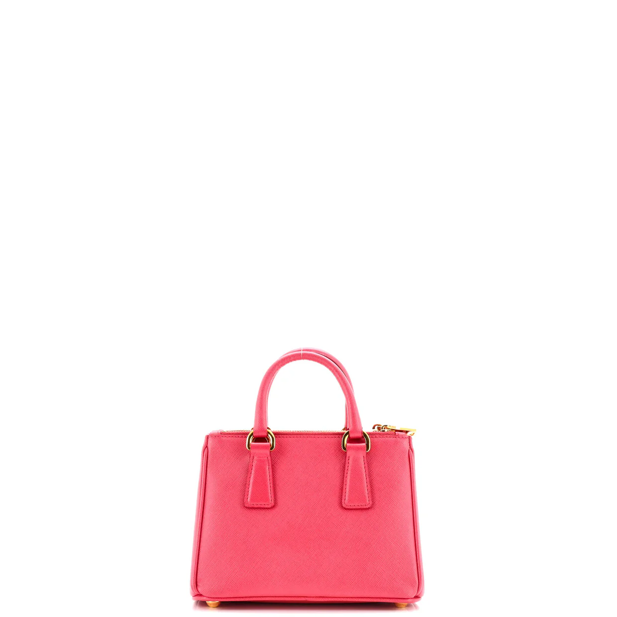 Galleria Double Zip Tote Saffiano Leather Mini - Deep Luxury