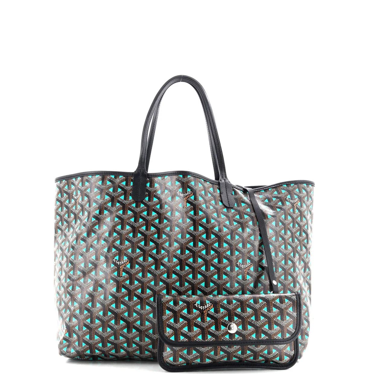 Saint Louis Tote Claire Voie Coated Canvas PM - Deep Luxury