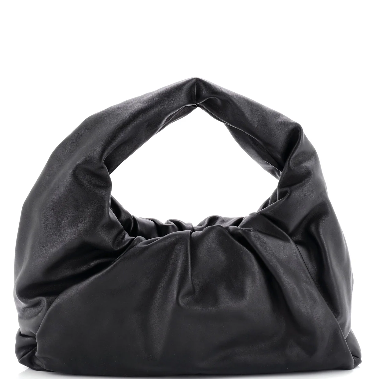 The Shoulder Pouch Leather Medium - Deep Luxury