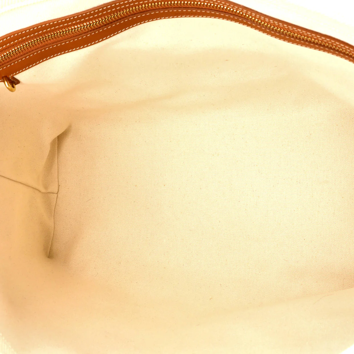 Horizontal Cabas Tote Canvas with Leather - Deep Luxury