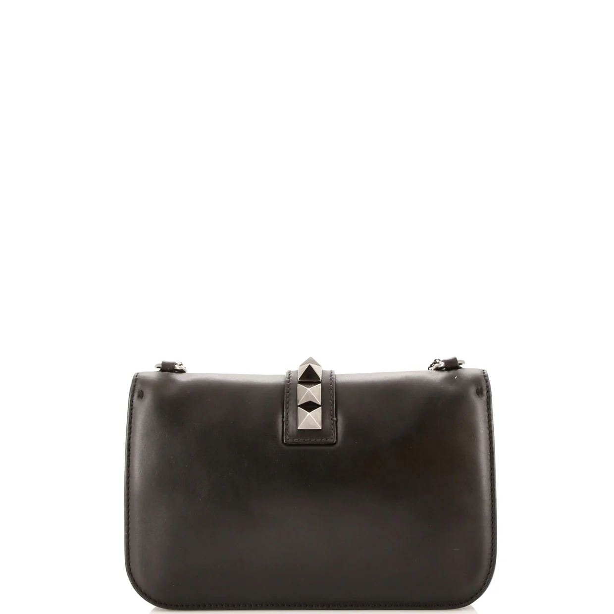 Glam Lock Shoulder Bag Leather Medium - Deep Luxury