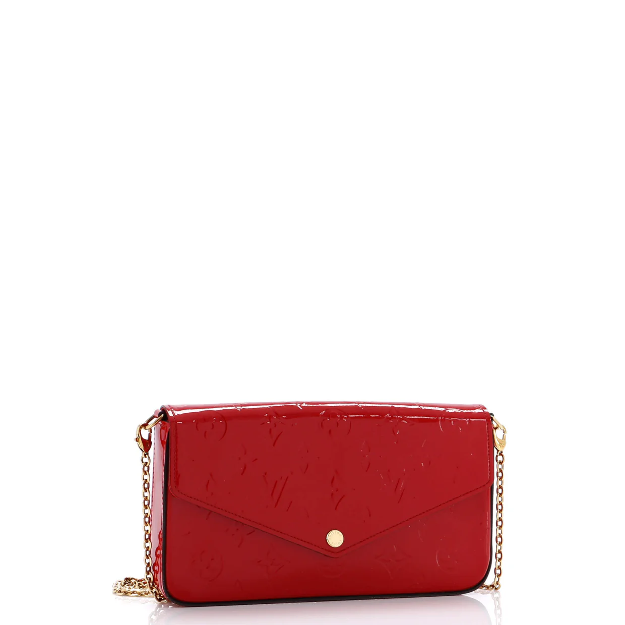 Felicie Pochette Monogram Vernis - Deep Luxury