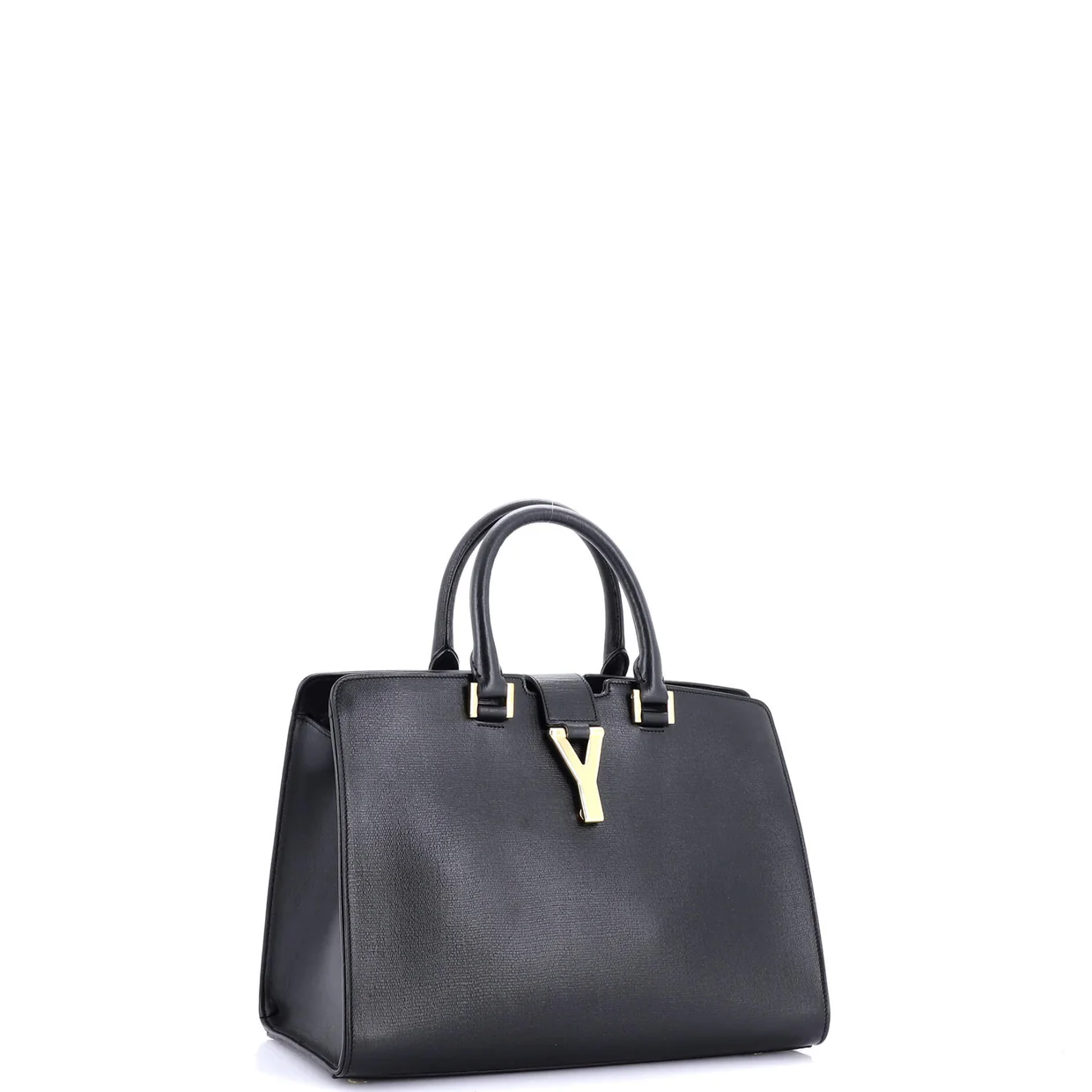 Classic Y Cabas Leather Small - Deep Luxury