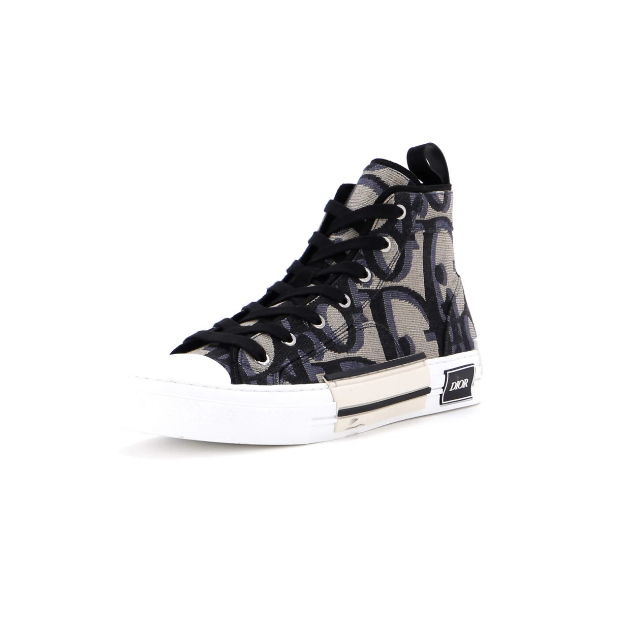 Men's B23 High-Top Sneakers Maxi Oblique Canvas - Deep Luxury