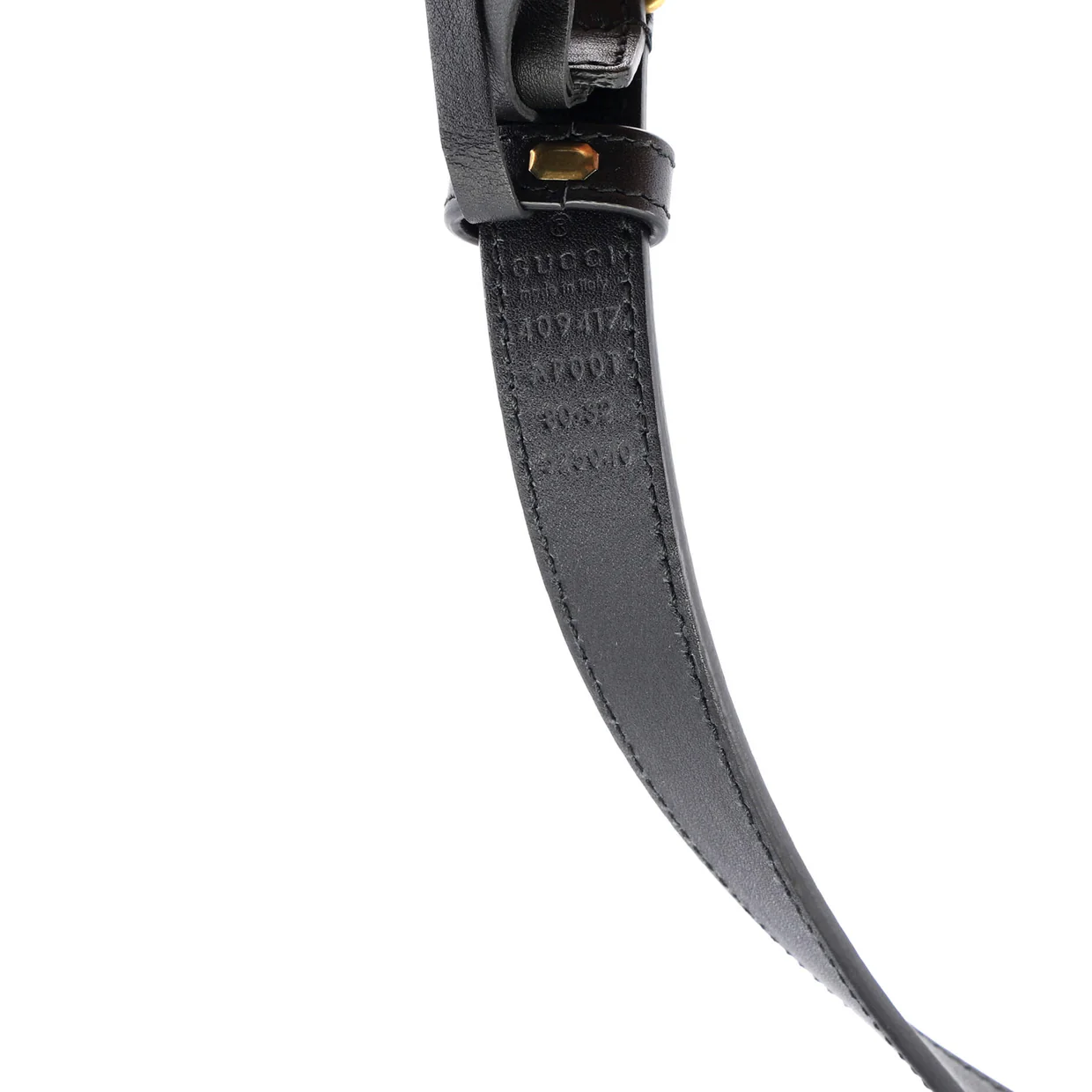 GG Marmont Belt Leather Thin - Deep Luxury
