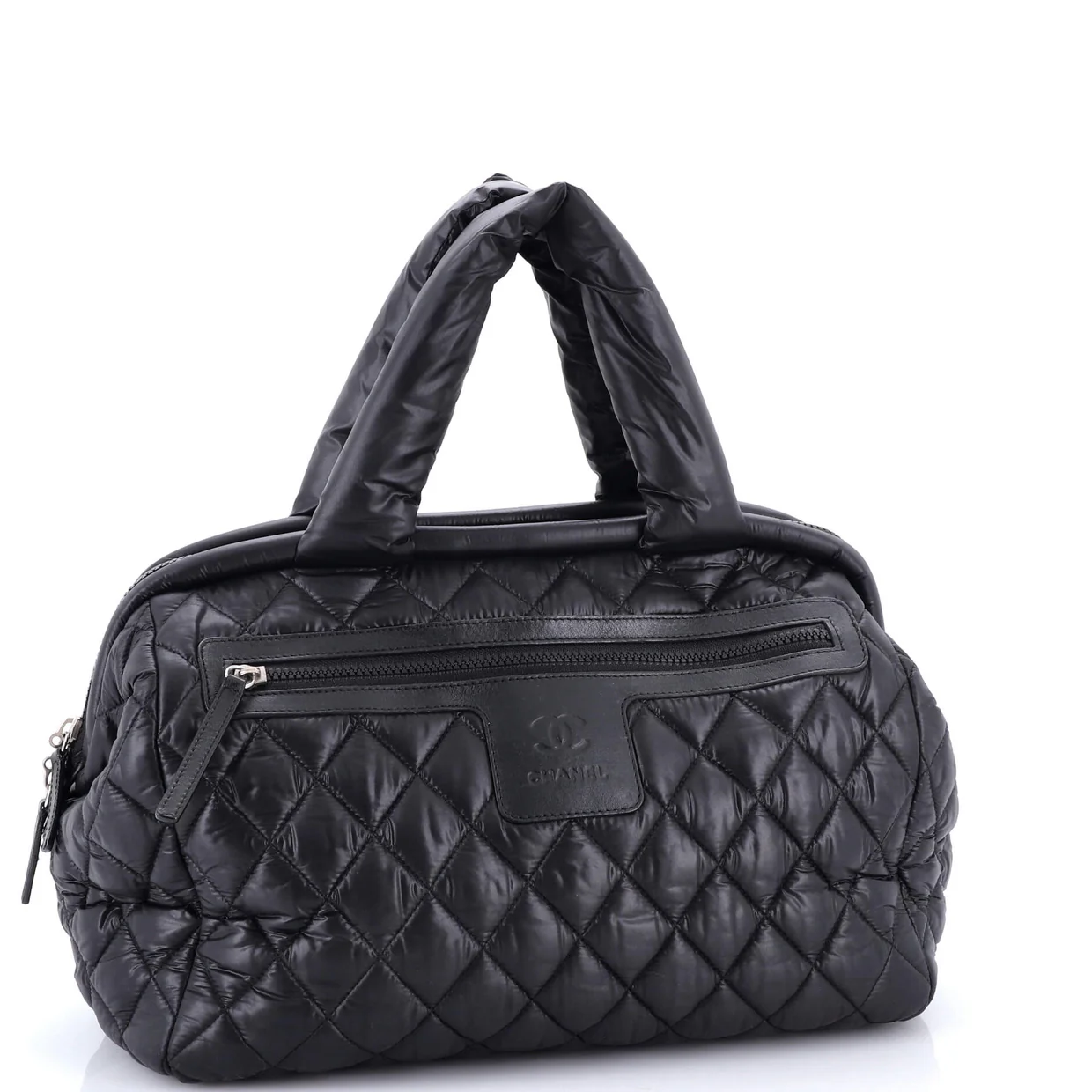 Coco Cocoon Bowling Bag Quilted Nylon Medium - Deep Luxury