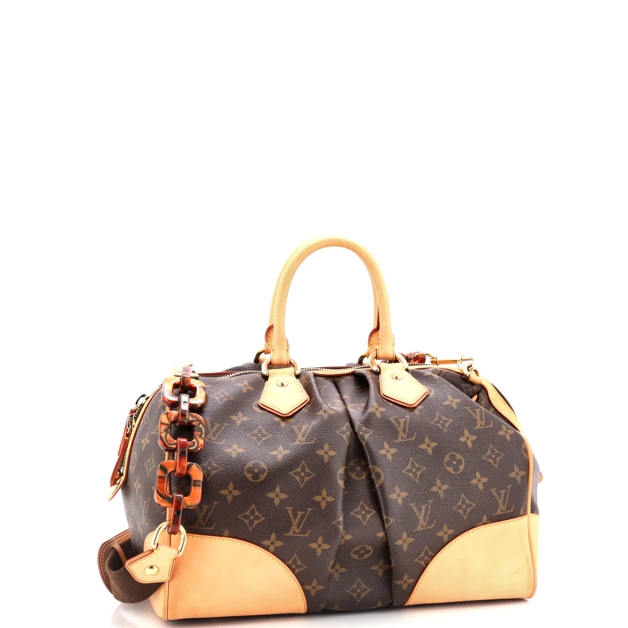 Stephen Handbag Monogram Canvas - Deep Luxury