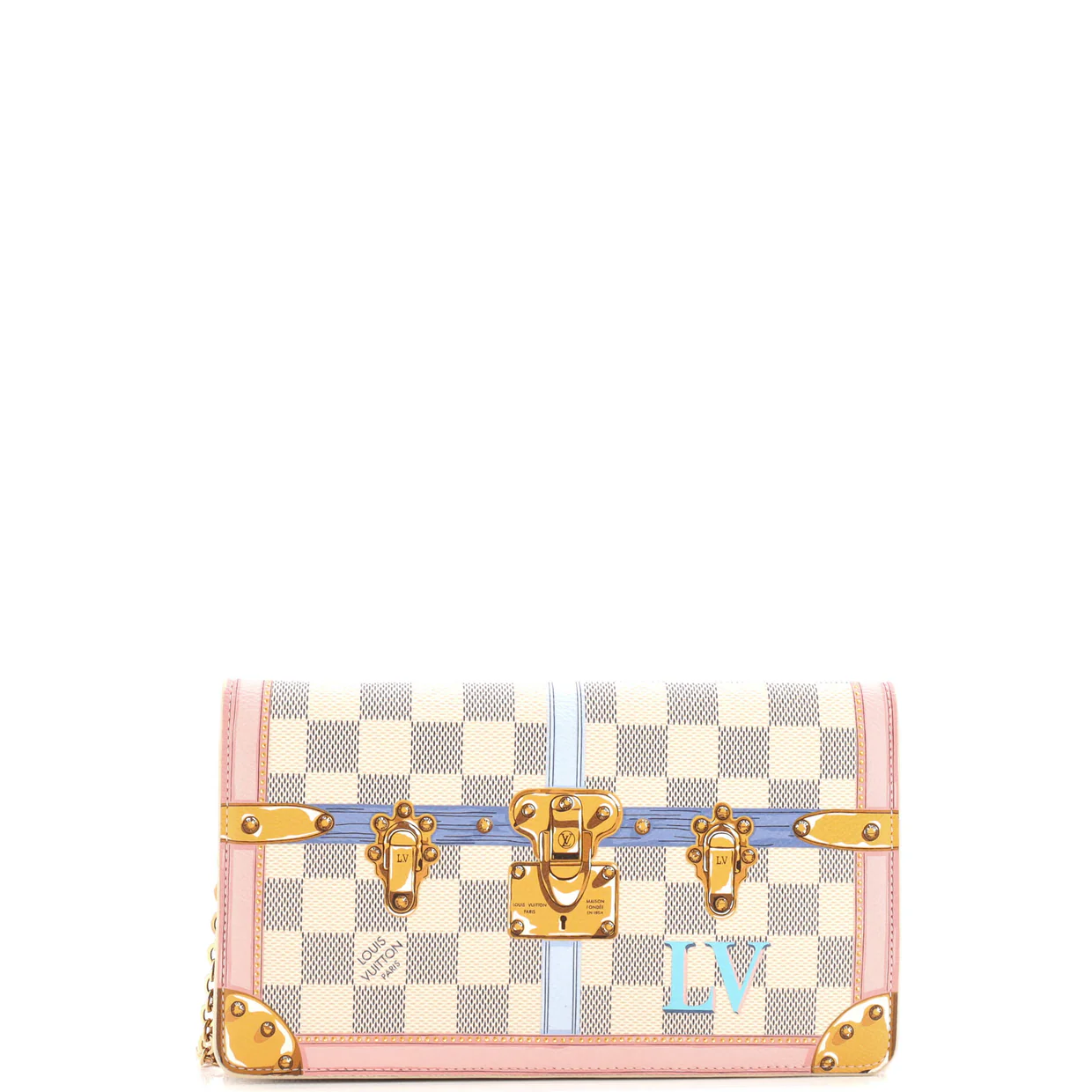 Weekend Pochette Limited Edition Damier Summer Trunks - Deep Luxury