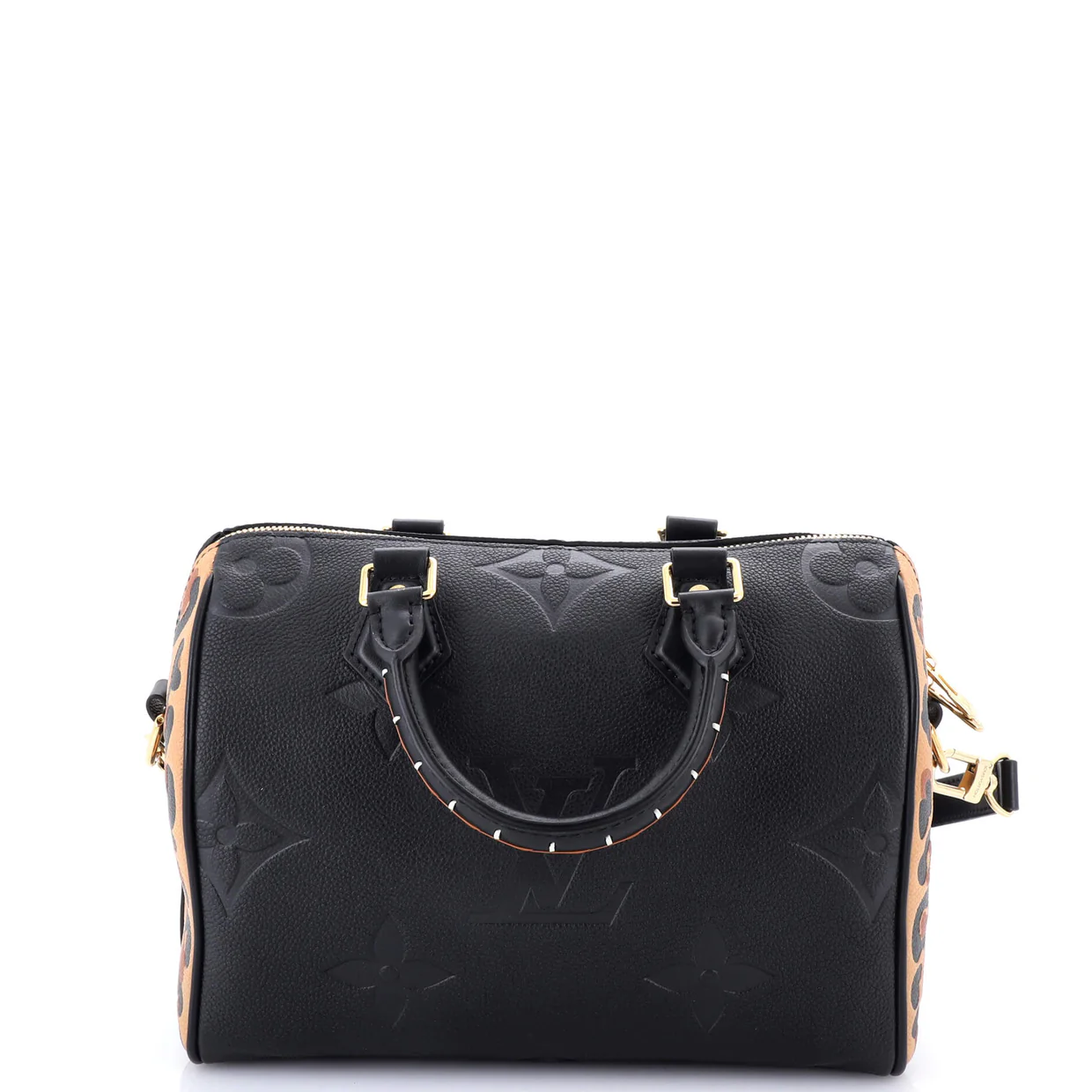 Speedy Bandouliere Bag Wild at Heart Monogram Empreinte Giant 25 - Deep Luxury