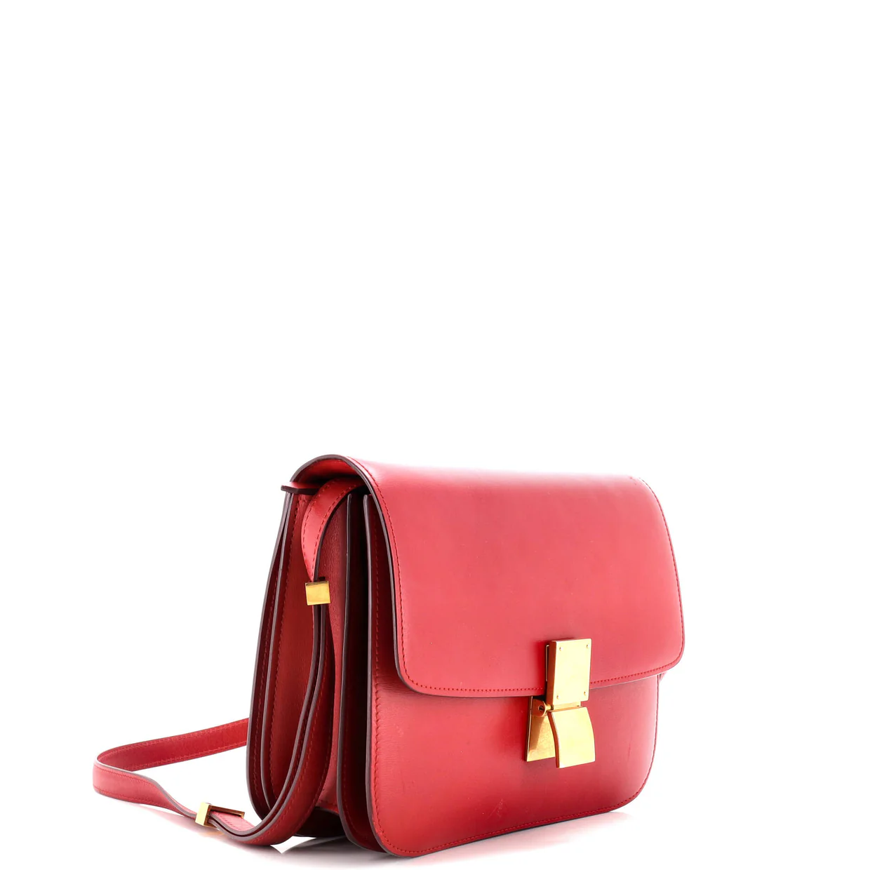 Classic Box Bag Smooth Leather Medium - Deep Luxury