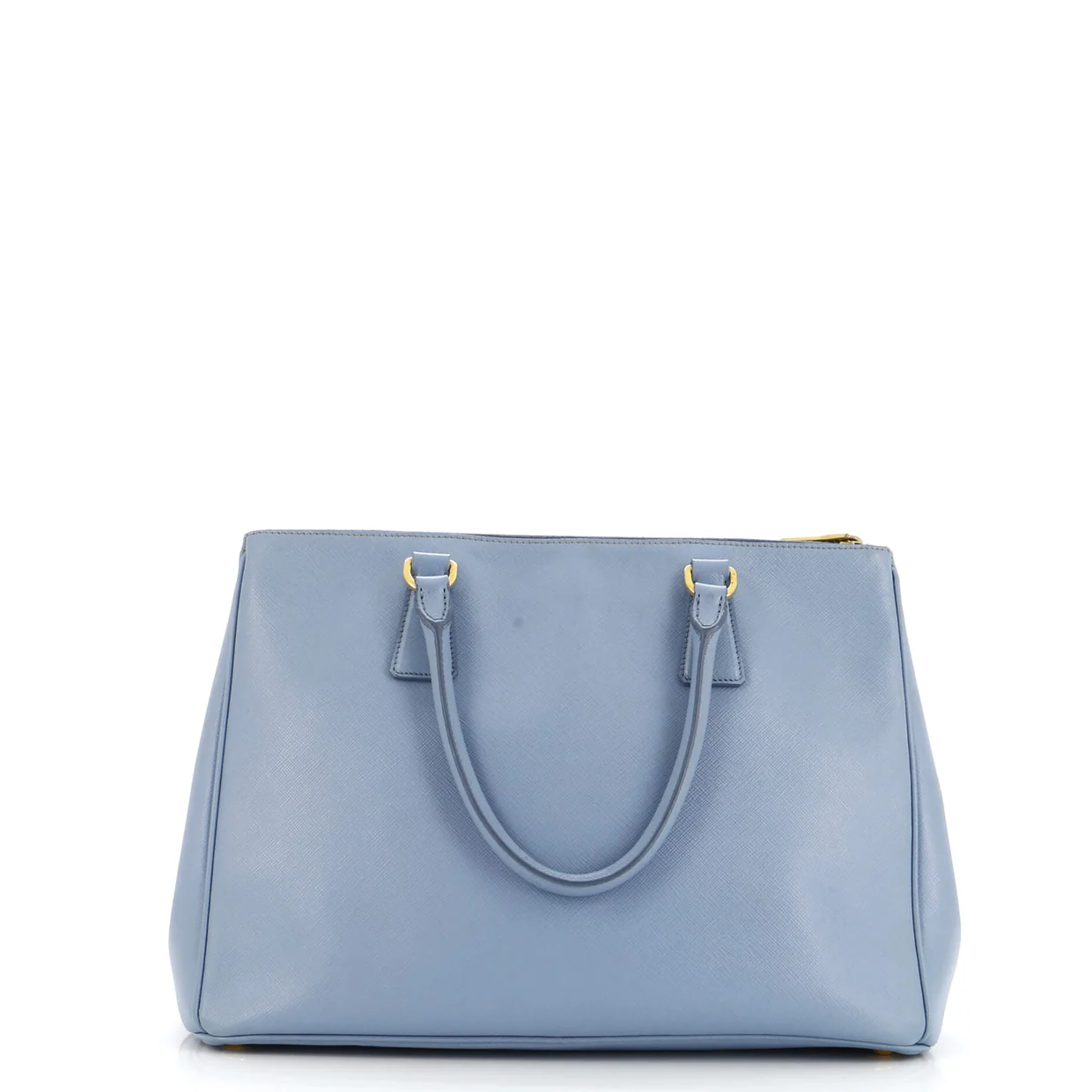 Double Zip Lux Tote Saffiano Leather Medium - Deep Luxury