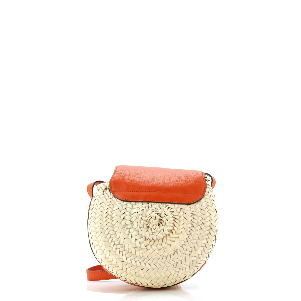 Marcie Basket Crossbody Bag Raffia and Leather Small - Deep Luxury