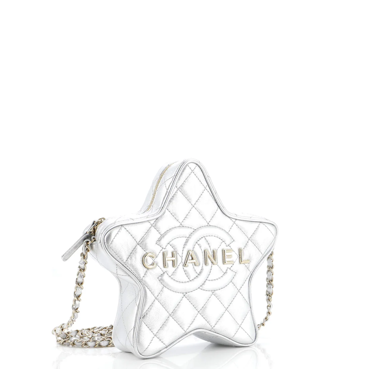 CC Walk of Fame Star Bag Quilted Metallic Lambskin - Deep Luxury