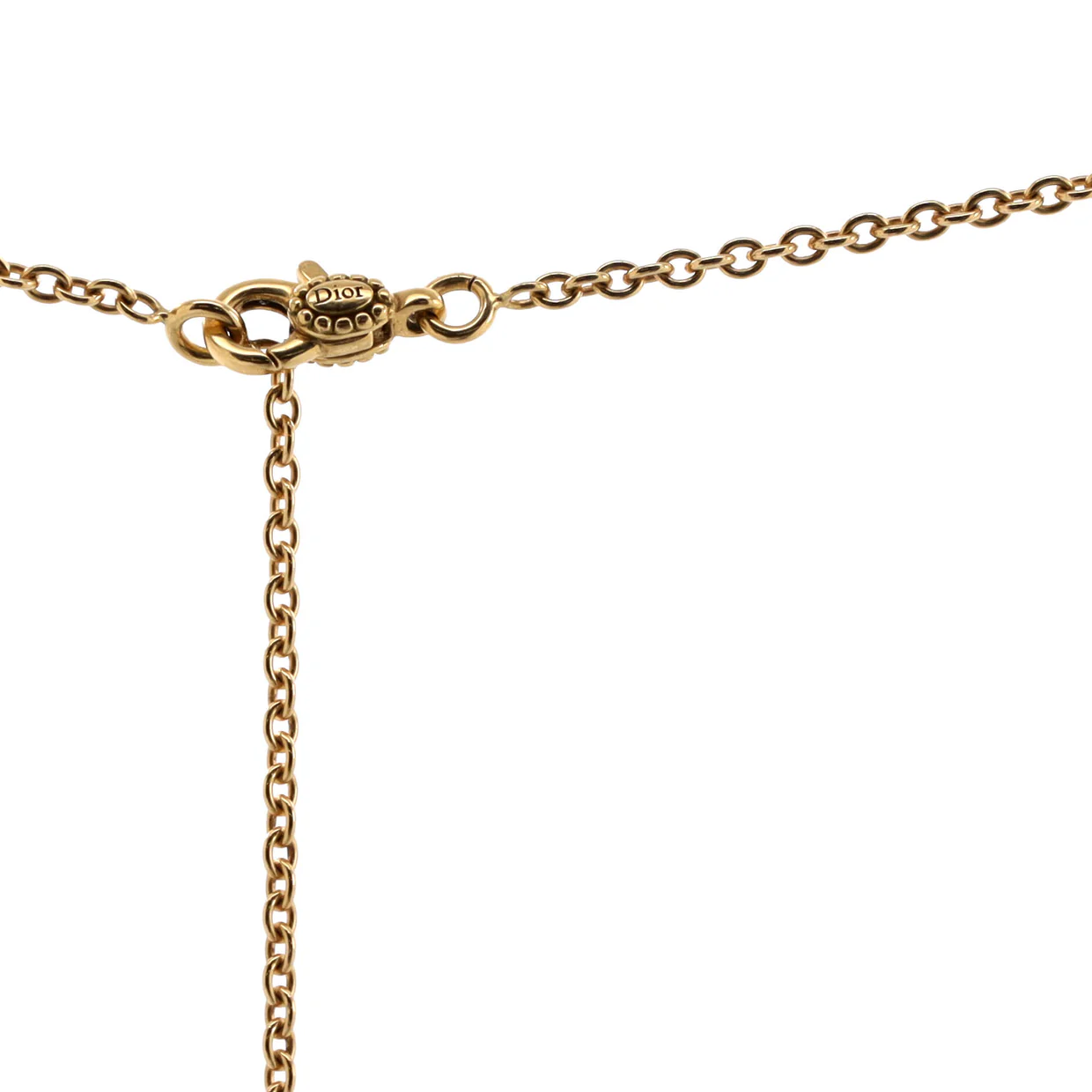 Rose des Vents Necklace 18K Yellow Gold with Diamond and Mother of Pearl Large - Deep Luxury