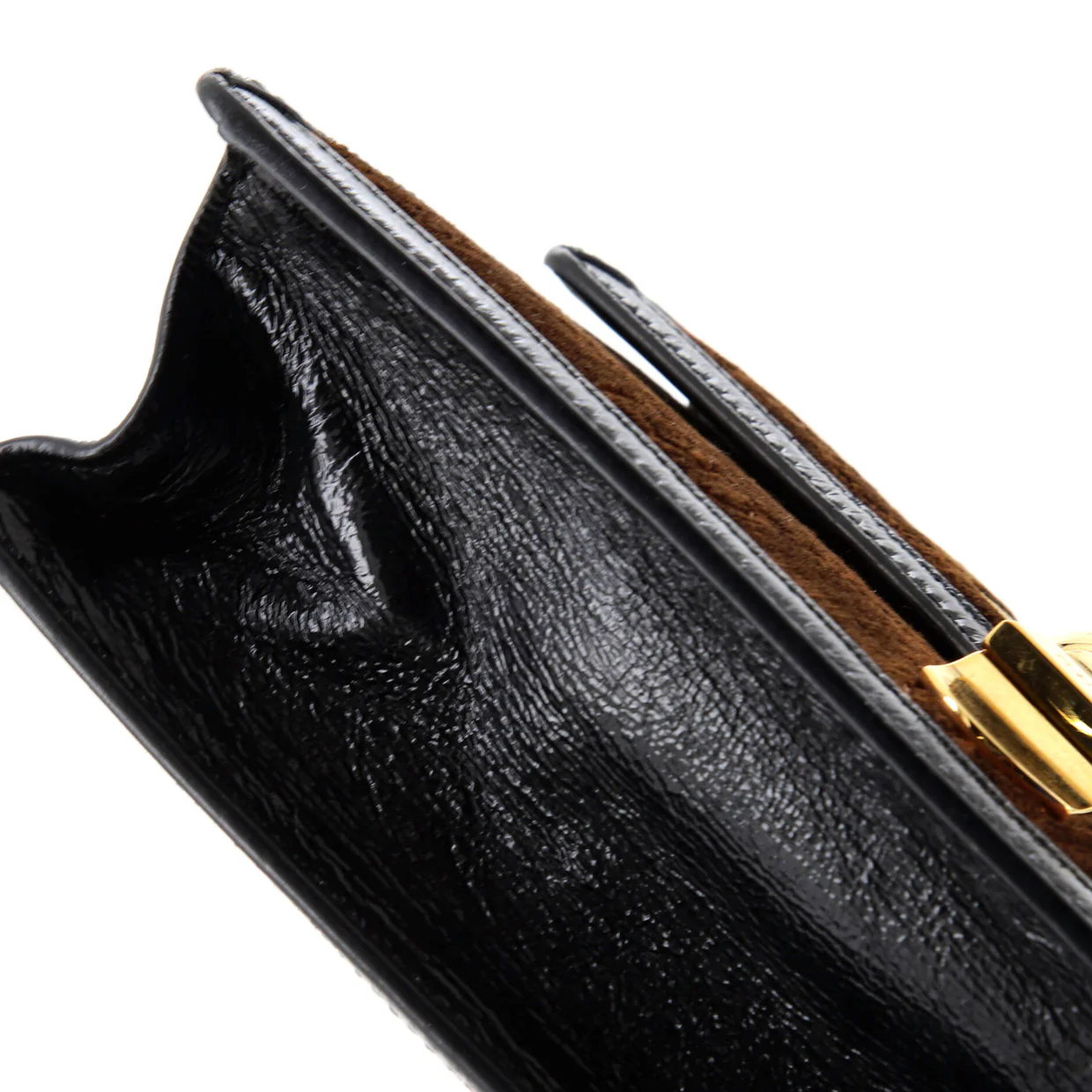 Sylvie Shoulder Bag GG Velvet Small - Deep Luxury