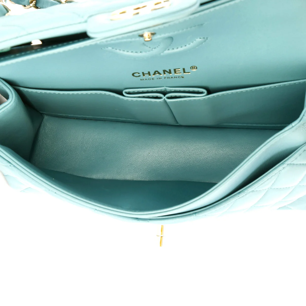 Classic Double Flap Bag Quilted Lambskin Small - Deep Luxury