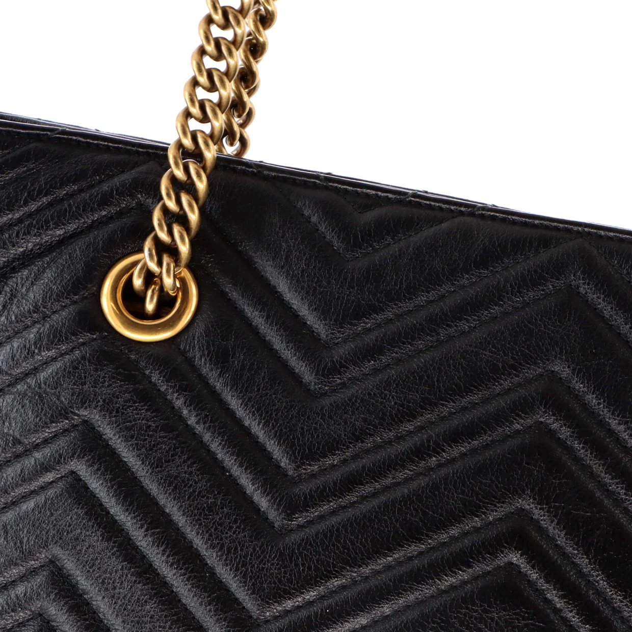 GG Marmont Zip Tote Matelasse Leather Medium - Deep Luxury