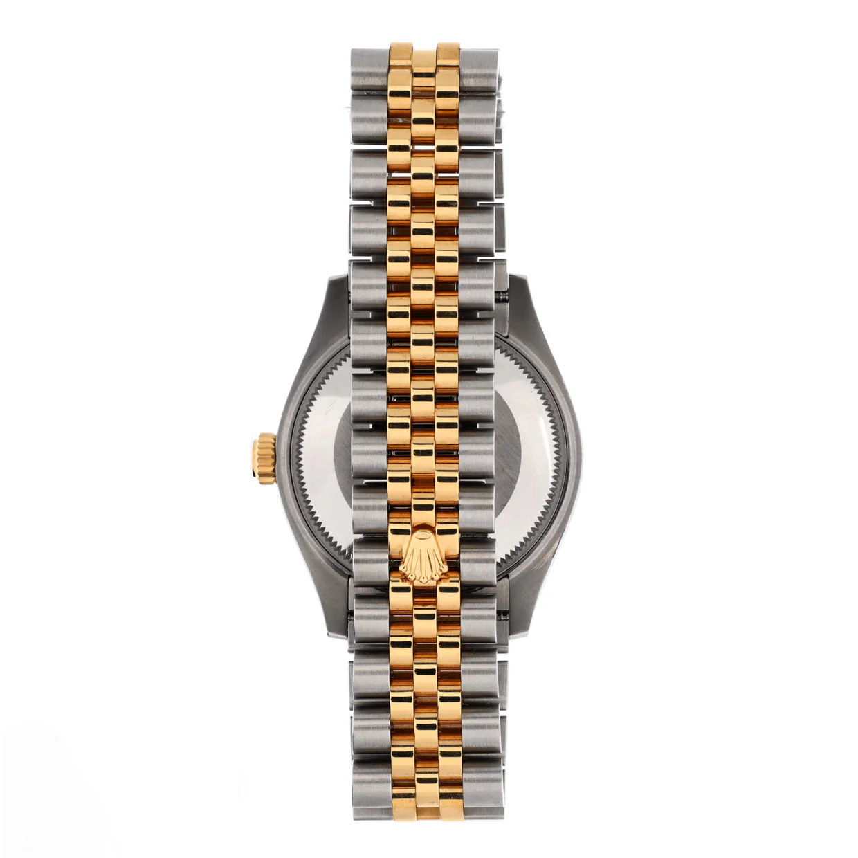 Oyster Perpetual Datejust Automatic Watch Stainless Steel and Yellow Gold with Diamond Markers 31 - Deep Luxury