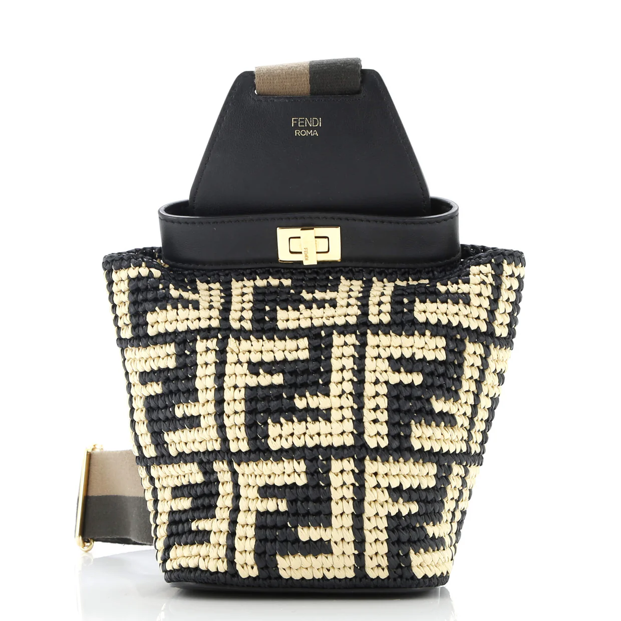 Guitar Bag Zucca Raffia Mini - Deep Luxury