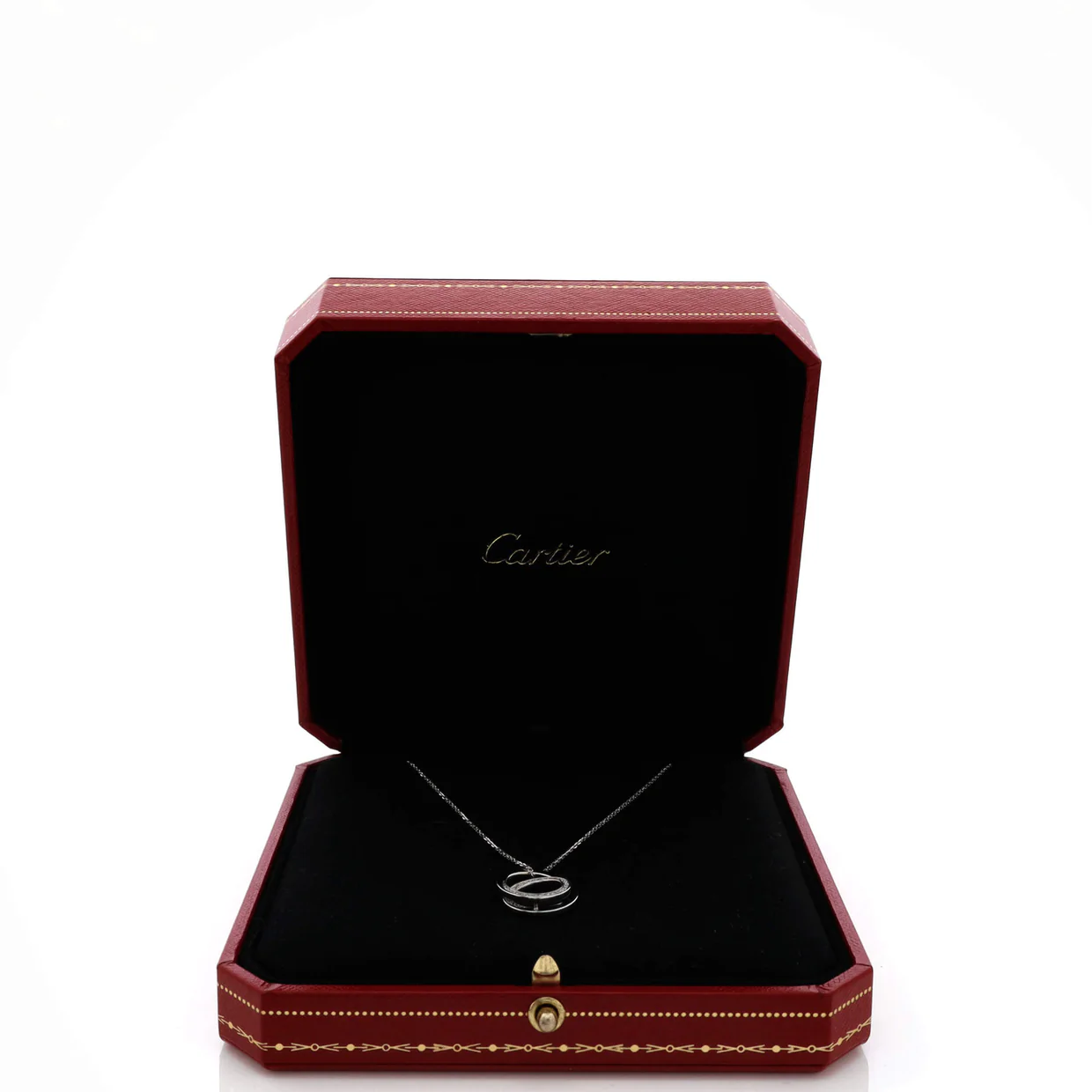 Etincelle de Cartier Pendant Necklace 18K White Gold with Diamonds - Deep Luxury