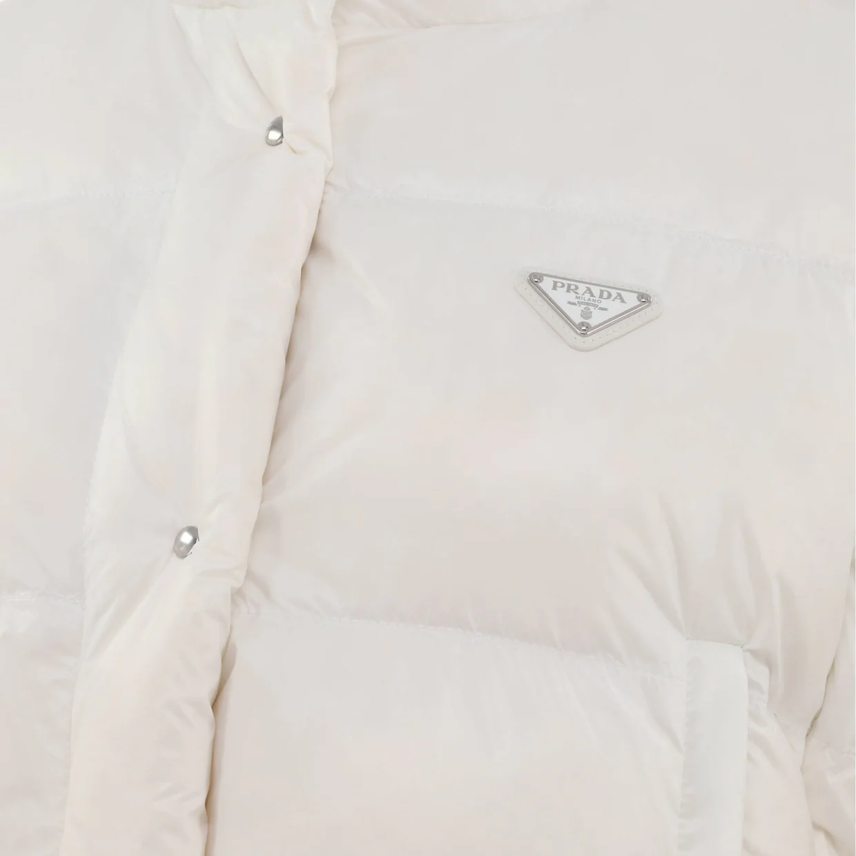Women's Convertible Cropped Puffer Jacket Quilted Nylon with Down - Deep Luxury