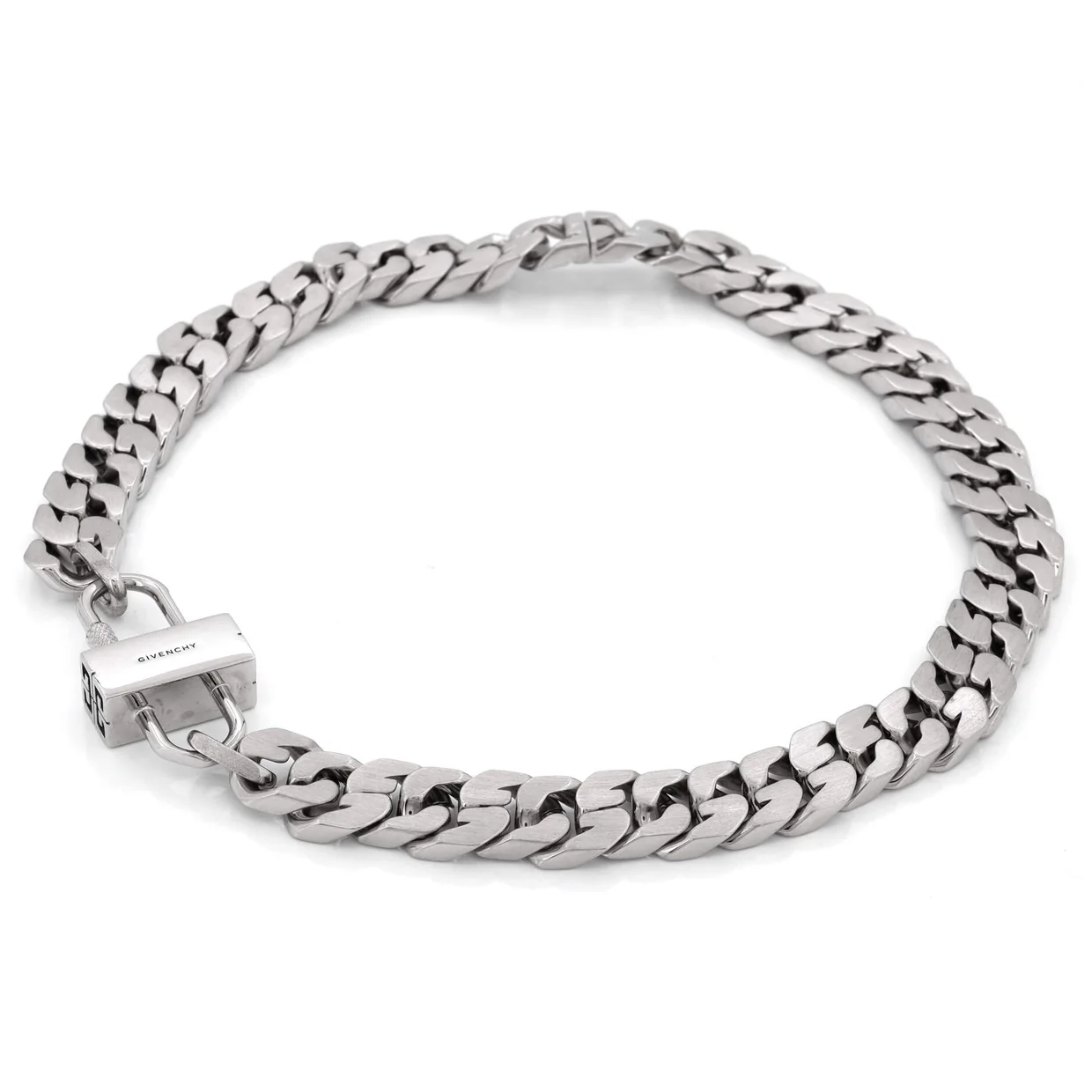 Lock G-Chain Station Necklace Metal - Deep Luxury