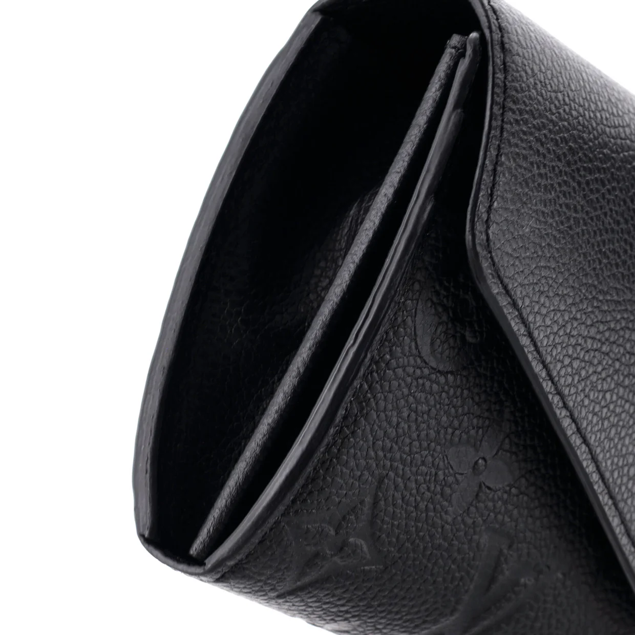 Sarah Wallet NM Monogram Empreinte Leather - Deep Luxury