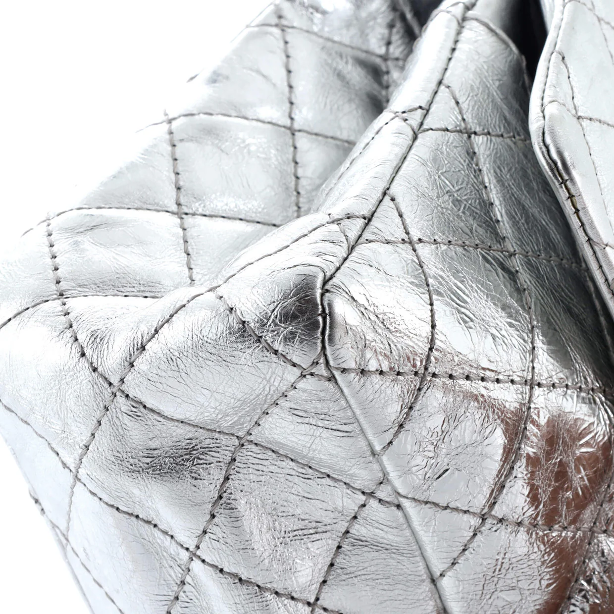 Reissue 2.55 Flap Bag Quilted Metallic Aged Calfskin 226 - Deep Luxury